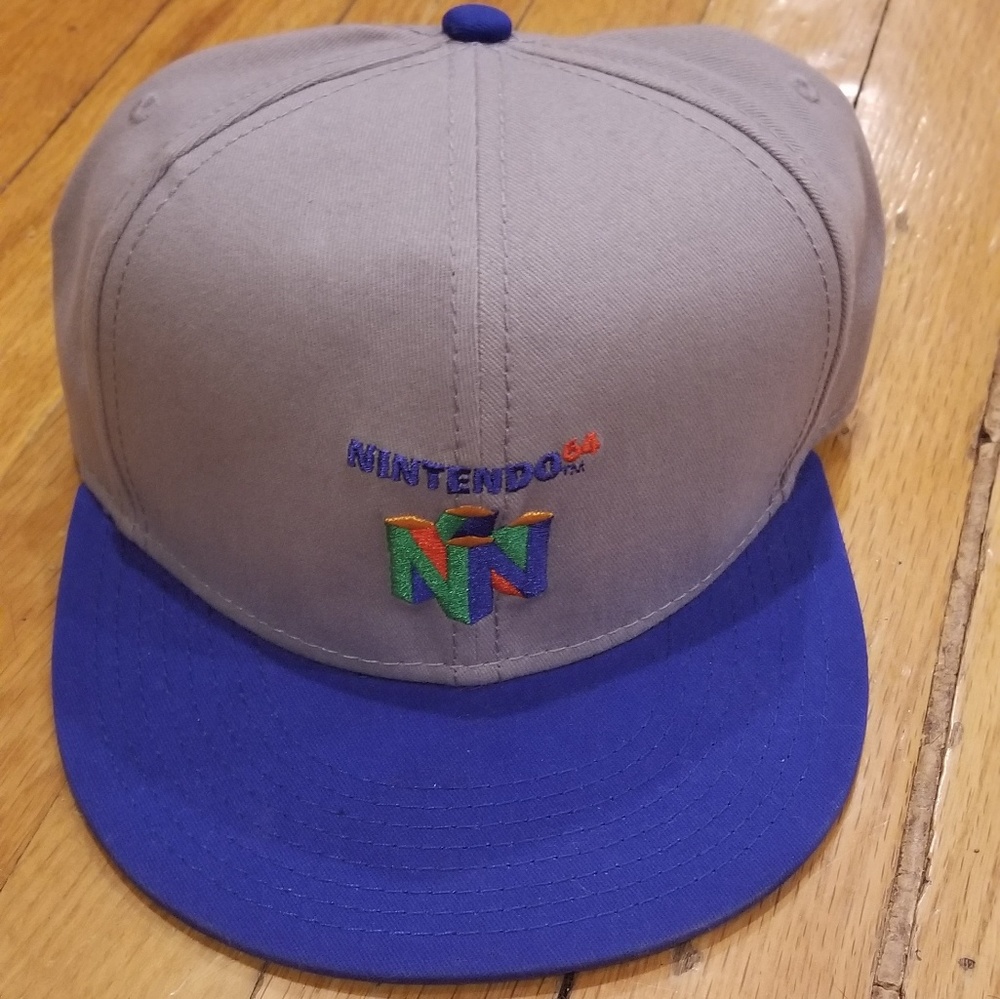 Nintendo 64 Flat Brim Snapback Hat